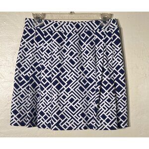 J.M Laughlin SMALL Catalina Fabric Skort Golf/Tennis/Pickle Navy White